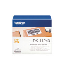 Brother - Rotolo 600 Etichette 102 x 51 mm - Nero/Bianco - DK-11240 Brother - Rotolo 600 Etichette 102 x 51 mm - Nero/Bianco - DK-11240