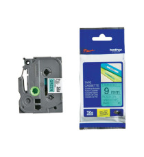 Brother - Nastro -  Nero/Verde - TZE721 - 9mm x 8mt Brother - Nastro -  Nero/Verde - TZE721 - 9mm x 8mt