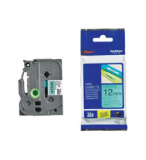 Brother - Nastro -  Nero/Verde - TZE731 - 12mm x 8mt Brother - Nastro -  Nero/Verde - TZE731 - 12mm x 8mt