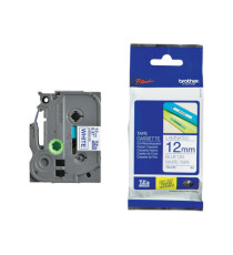 Brother - Nastro - Blu/Bianco  - TZE233 - 12mm x 8mt Brother - Nastro - Blu/Bianco  - TZE233 - 12mm x 8mt
