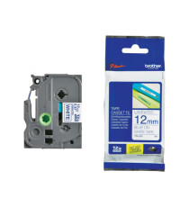 Brother - Nastro - Blu/Bianco  - TZE233 - 12mm x 8mt Brother - Nastro - Blu/Bianco  - TZE233 - 12mm x 8mt