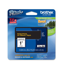 Brother - Nastro - Oro/Nero - TZE354 - 24mm x 8mt Brother - Nastro - Oro/Nero - TZE354 - 24mm x 8mt
