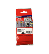 Brother - Nastro con adesivo resistente - Nero/Bianco - TZES251 - 24mm x 8mt Brother - Nastro con adesivo resistente - Nero/Bianco - TZES251 - 24mm x 8mt