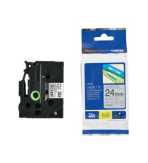 Brother - Nastro metallizzato - Nero/argento opaco - TZEM951 - 24mm x 8mt Brother - Nastro metallizzato - Nero/argento opaco - TZEM951 - 24mm x 8mt