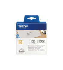 Brother - Rotolo 400 Etichette 29 x 90 mm - Nero/Bianco - DK-11201 Brother - Rotolo 400 Etichette 29 x 90 mm - Nero/Bianco - DK-11201