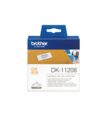 Brother - Rotolo 400 Etichette 38 x 90 mm - Nero/Bianco - DK-11208 Brother - Rotolo 400 Etichette 38 x 90 mm - Nero/Bianco - DK-11208