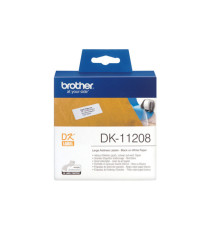 Brother - Rotolo 400 Etichette 38 x 90 mm - Nero/Bianco - DK-11208 Brother - Rotolo 400 Etichette 38 x 90 mm - Nero/Bianco - DK-11208
