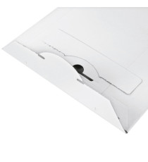 Busta a sacco - in cartone - chiusura autoadesiva - 245 x 345 x 30 mm - bianco - Colompac