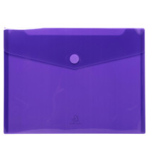 Busta a tasca con chiusura in velcro - PPL - 24x32 cm - colori assortiti - Exacompta