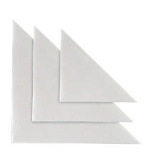 Busta autoadesiva TR 13 - triangolare - PVC - 13 x 13 cm - trasparente - Sei Rota - conf. 10 pezzi Busta autoadesiva TR 13 - triangolare - PVC - 13 x 13 cm - trasparente - Sei Rota - conf. 10 pezzi
