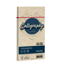 Busta Calligraphy Pergamena - 110 x 220 mm - 90 gr - sabbia 02 - Favini - conf. 25 pezzi Busta Calligraphy Pergamena - 110 x 220 mm - 90 gr - sabbia 02 - Favini - conf. 25 pezzi