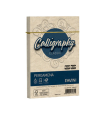 Busta Calligraphy Pergamena - 120 x 180 mm - 90 gr - sabbia 02 - Favini - conf. 25 pezzi Busta Calligraphy Pergamena - 120 x 180 mm - 90 gr - sabbia 02 - Favini - conf. 25 pezzi