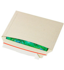 Busta Cart Grass - A4 - 32,4 x 22,4 x 2,5 cm - cartoncino teso - grigio - Bong Packaging - conf. 100 pezzi