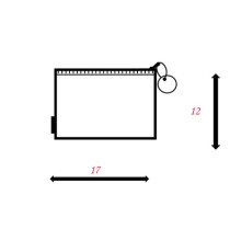 Busta con zip Bubble - 17 x 12 cm - EVA - colori pastello assortiti - Sei Rota