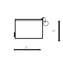 Busta con zip Bubble - 17 x 12 cm - EVA - colori pastello assortiti - Sei Rota