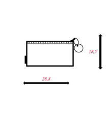Busta con zip Bubble - 22,8 x 18,5 cm - EVA - colori pastello assortiti - Sei Rota