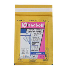 Busta imbottita Sacboll - C (17 x 27 cm) - carta - avana - Blasetti - conf. 10 pezzi