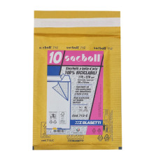 Busta imbottita Sacboll - C (17 x 27 cm) - carta - avana - Blasetti - conf. 10 pezzi