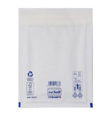 Busta imbottita Sacboll - C (17 x 27 cm) - carta - bianco - Blasetti - conf. 10 pezzi