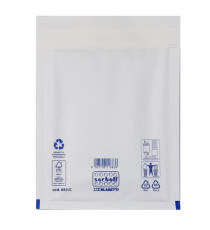 Busta imbottita Sacboll - C (17 x 27 cm) - carta - bianco - Blasetti - conf. 10 pezzi
