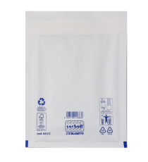 Busta imbottita Sacboll - C (17 x 27 cm) - carta - bianco - Blasetti - conf. 10 pezzi