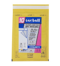 Busta imbottita Sacboll - D (20 x 32 cm) - carta - avana - Blasetti - conf. 10 pezzi