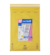 Busta imbottita Sacboll - J (32 x 50 cm) - carta - avana - Blasetti - conf. 10 pezzi