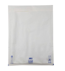 Busta imbottita Sacboll - K (37 x 55 cm) - carta - bianco - Blasetti - conf. 10 pezzi