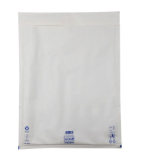 Busta imbottita Sacboll - K (37 x 55 cm) - carta - bianco - Blasetti - conf. 10 pezzi