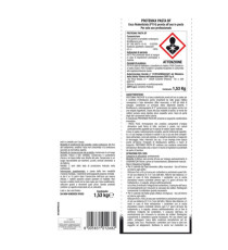 Busta rodenticida - 1,53 kg - pasta blu - Protemax Busta rodenticida - 1,53 kg - pasta blu - Protemax