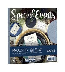 Busta Special Events - 170 x 170 mm - 120 gr - argento - Favini - conf. 10 buste Busta Special Events - 170 x 170 mm - 120 gr - argento - Favini - conf. 10 buste