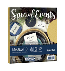 Busta Special Events - 170 x 170 mm - 120 gr - oro - Favini - conf. 10 buste Busta Special Events - 170 x 170 mm - 120 gr - oro - Favini - conf. 10 buste