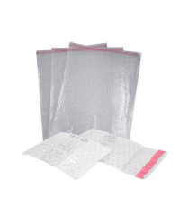 Busta trasparente - a bolle d'aria - con chiusura adesiva - 30 x 40 cm - conf. 100 pezzi