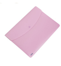 Busta con bottone Pastel - A4 - PP - colori assortiti - Favorit - conf. 5 pezzi