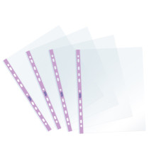 Buste forate Pastel - c/ banda - liscia - 22 x 30 cm - lilla - Favorit - conf. 25 pezzi Buste forate Pastel - c/ banda - liscia - 22 x 30 cm - lilla - Favorit - conf. 25 pezzi