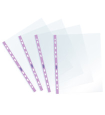 Buste forate Pastel - c/ banda - liscia - 22 x 30 cm - lilla - Favorit - conf. 25 pezzi Buste forate Pastel - c/ banda - liscia - 22 x 30 cm - lilla - Favorit - conf. 25 pezzi