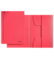 Cartellina 3 lembi - 430 gr - 24,3 x 34 cm - rosso - Leitz