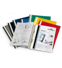 Cartellina ad aghi Duraplus - copertina personalizzabile - 21x29,7 cm - bianco - Durable Cartellina ad aghi Duraplus - copertina personalizzabile - 21x29,7 cm - bianco - Durable