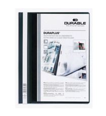 Cartellina ad aghi Duraplus - copertina personalizzabile - 21x29,7 cm - nero - Durable Cartellina ad aghi Duraplus - copertina personalizzabile - 21x29,7 cm - nero - Durable
