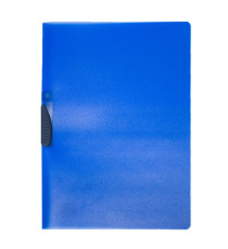 Cartellina con molla Clipper - 22x30 cm - trasparente blu - Fellowes Cartellina con molla Clipper - 22x30 cm - trasparente blu - Fellowes