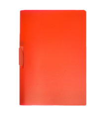 Cartellina con molla Clipper - 22x30 cm - trasparente rosso - Fellowes Cartellina con molla Clipper - 22x30 cm - trasparente rosso - Fellowes