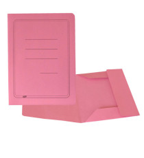 Cartelline 3 lembi - con stampa - cartoncino Manilla 200 gr - 25x33cm - rosa - Cartotecnica del Garda - conf. 50 pezzi Cartelline 3 lembi - con stampa - cartoncino Manilla 200 gr - 25x33cm - rosa - Cartotecnica del Garda - conf. 50 pezzi