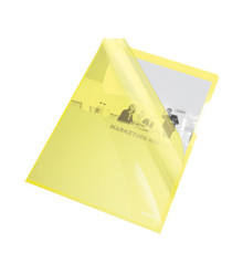 Cartelline a L - PVC - liscio - 21x29,7 cm - giallo cristallo - Esselte - conf. 25 pezzi Cartelline a L - PVC - liscio - 21x29,7 cm - giallo cristallo - Esselte - conf. 25 pezzi