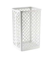Cestino gettacarta 510 - A51001 - listellato - 35 L - bianco - Mar plast Cestino gettacarta 510 - A51001 - listellato - 35 L - bianco - Mar plast