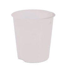 Cestino gettacarte E020 Modula - altezza 32,5 cm - diametro 31 cm - 16,5 L - trasparente neutro - Fellowes