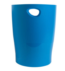 Cestino gettacarte Ecobin Bee Blue - 15 L - turchese - Exacompta