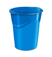 Cestino Gloss -  altezza 33,4 cm - diametro 30,5 cm - 14 L - blu oceano - CEP Cestino Gloss -  altezza 33,4 cm - diametro 30,5 cm - 14 L - blu oceano - CEP