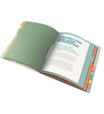 Classificatore colour'lce - 12 divisori - dorso 2 cm - 26,6x32 cm - multicolore - Esselte Classificatore colour'lce - 12 divisori - dorso 2 cm - 26,6x32 cm - multicolore - Esselte