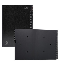 Classificatore numerico 1/31 Ordonator - 25x33 cm - nero - Exacompta Classificatore numerico 1/31 Ordonator - 25x33 cm - nero - Exacompta