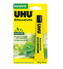 Colla attaccatutto senza solventi - 20 ml - in blister - UHU Colla attaccatutto senza solventi - 20 ml - in blister - UHU